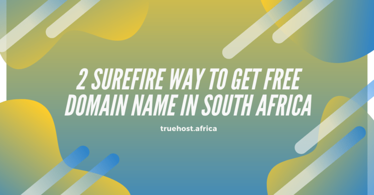 free domain registration in south africa