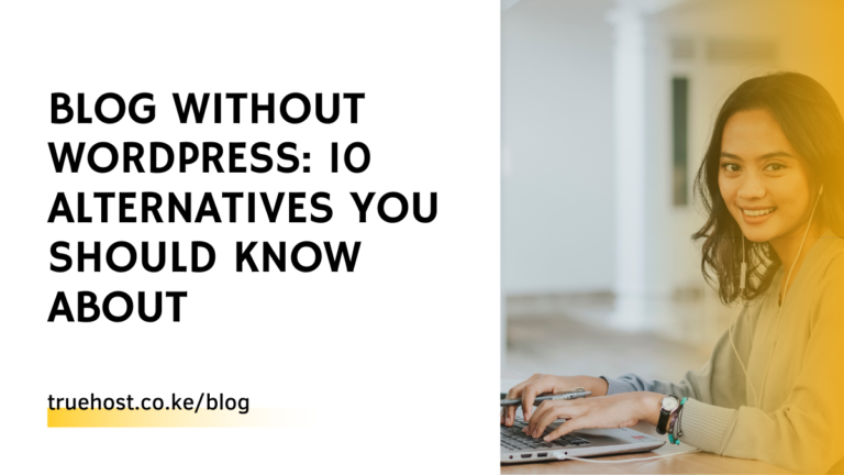 blog without WordPress