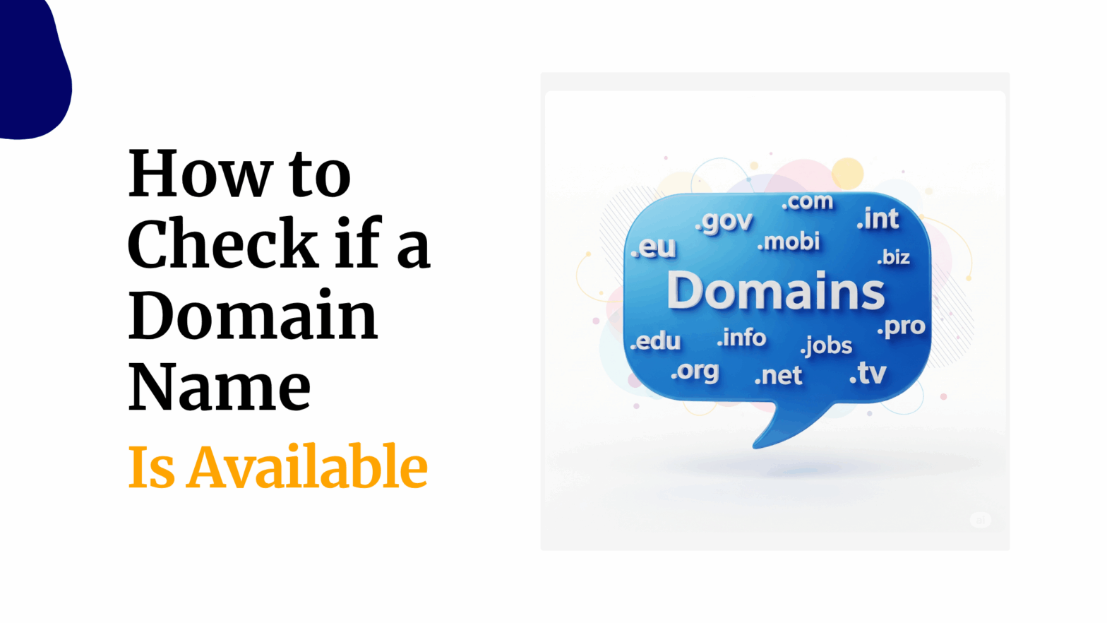 how to check a domain name