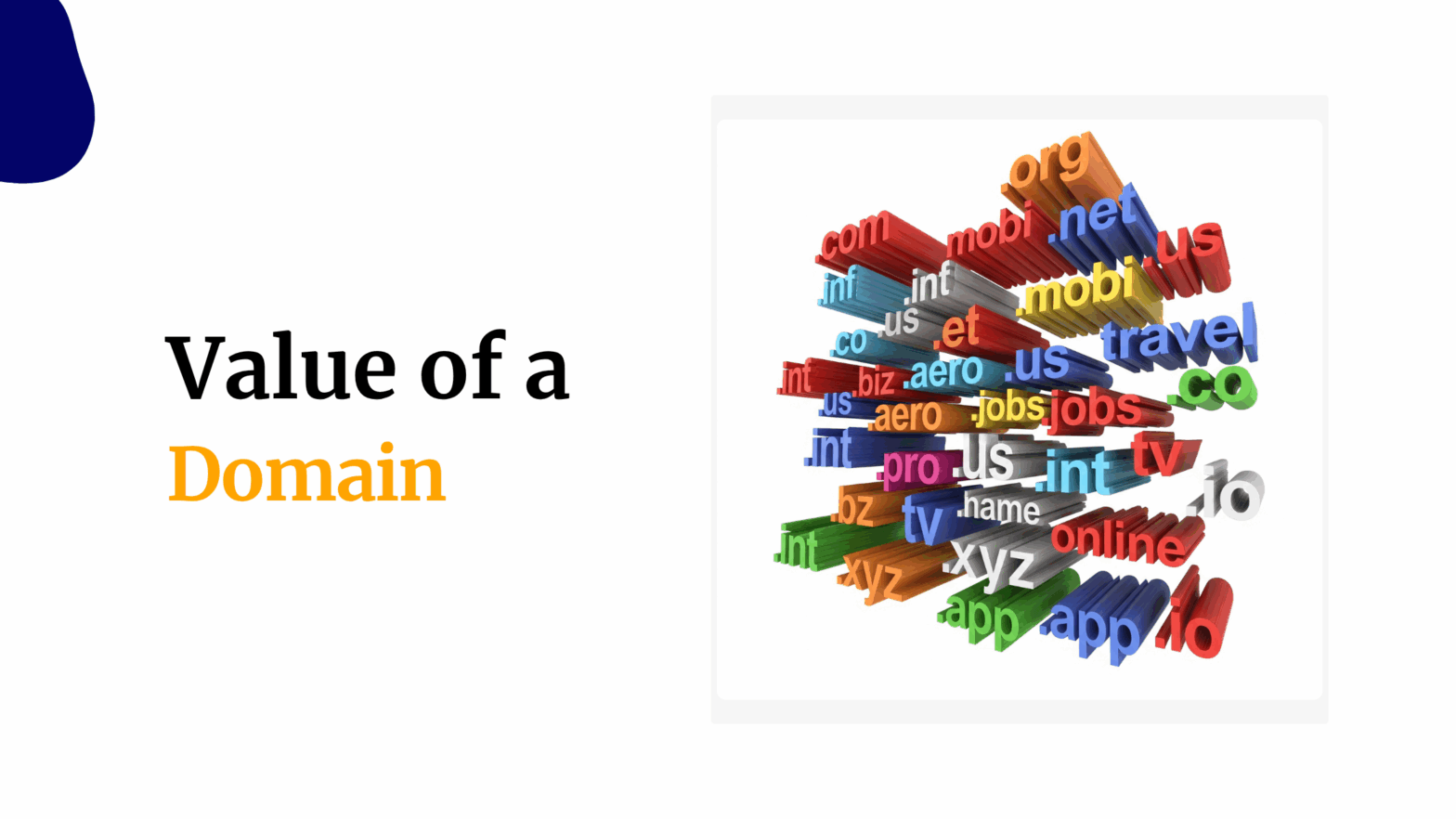 Value of a domain