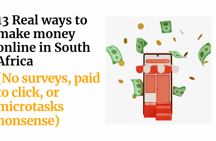 real ways to make money in South Africa