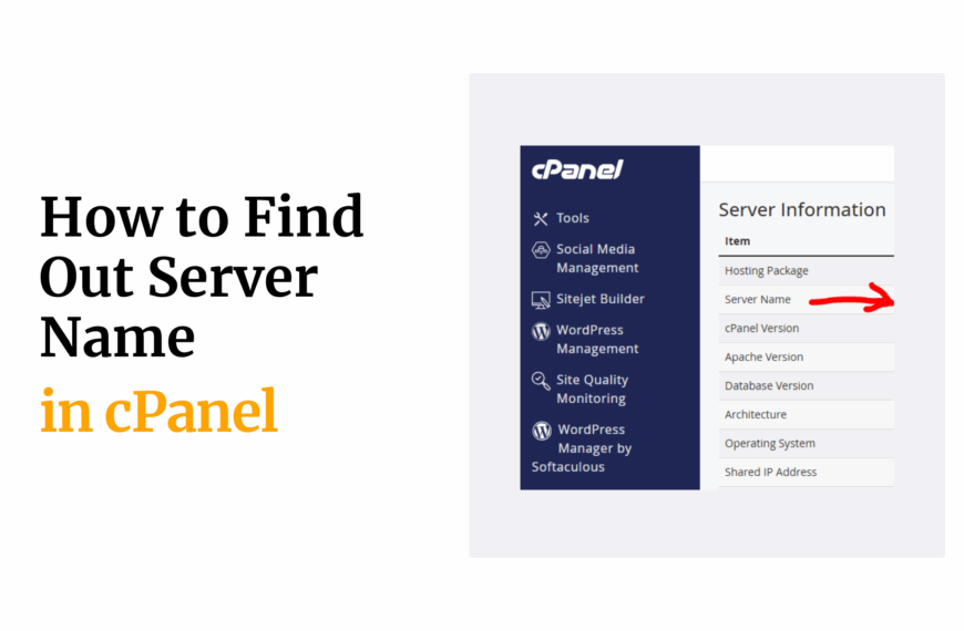 How to Find Out Server Name…
