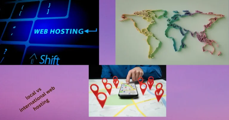 local vs international web hosting
