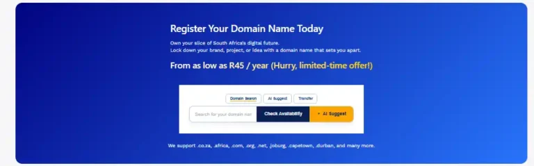 buy .co.za domain