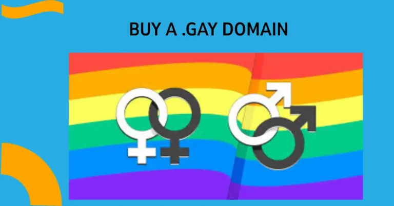 buy a .gay domain