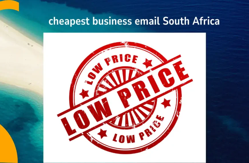 cheapest business email south africa